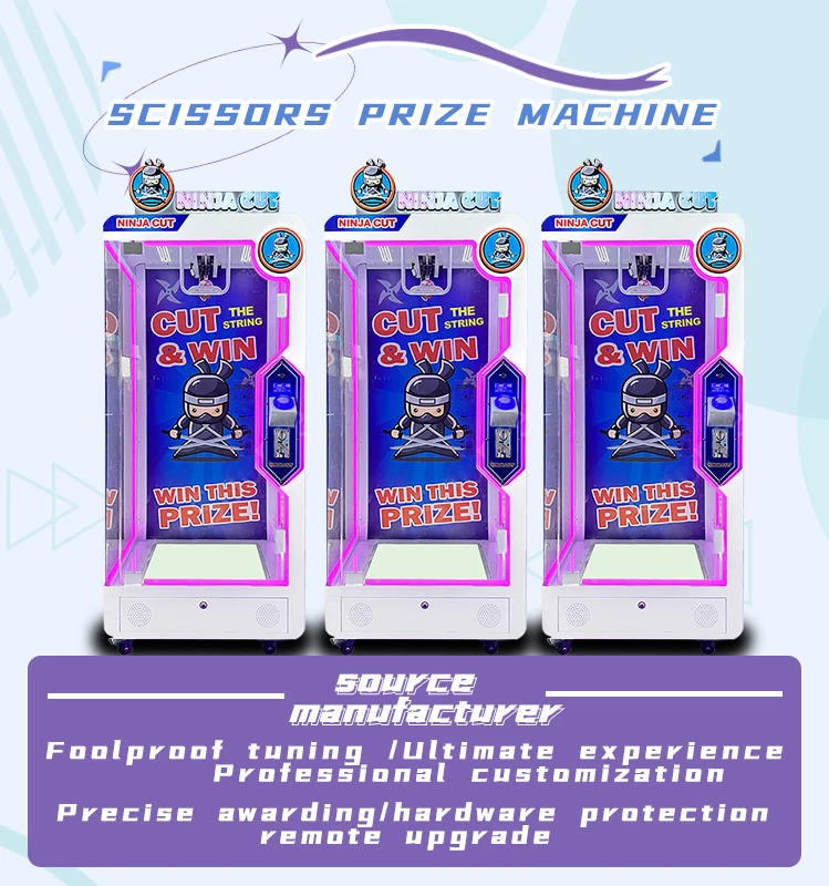 Pink Date Cut Prize Coin Amusement Arcade Game Machine Fashion Style Vending Machine Big Toy Cutting Claw Game for Sale