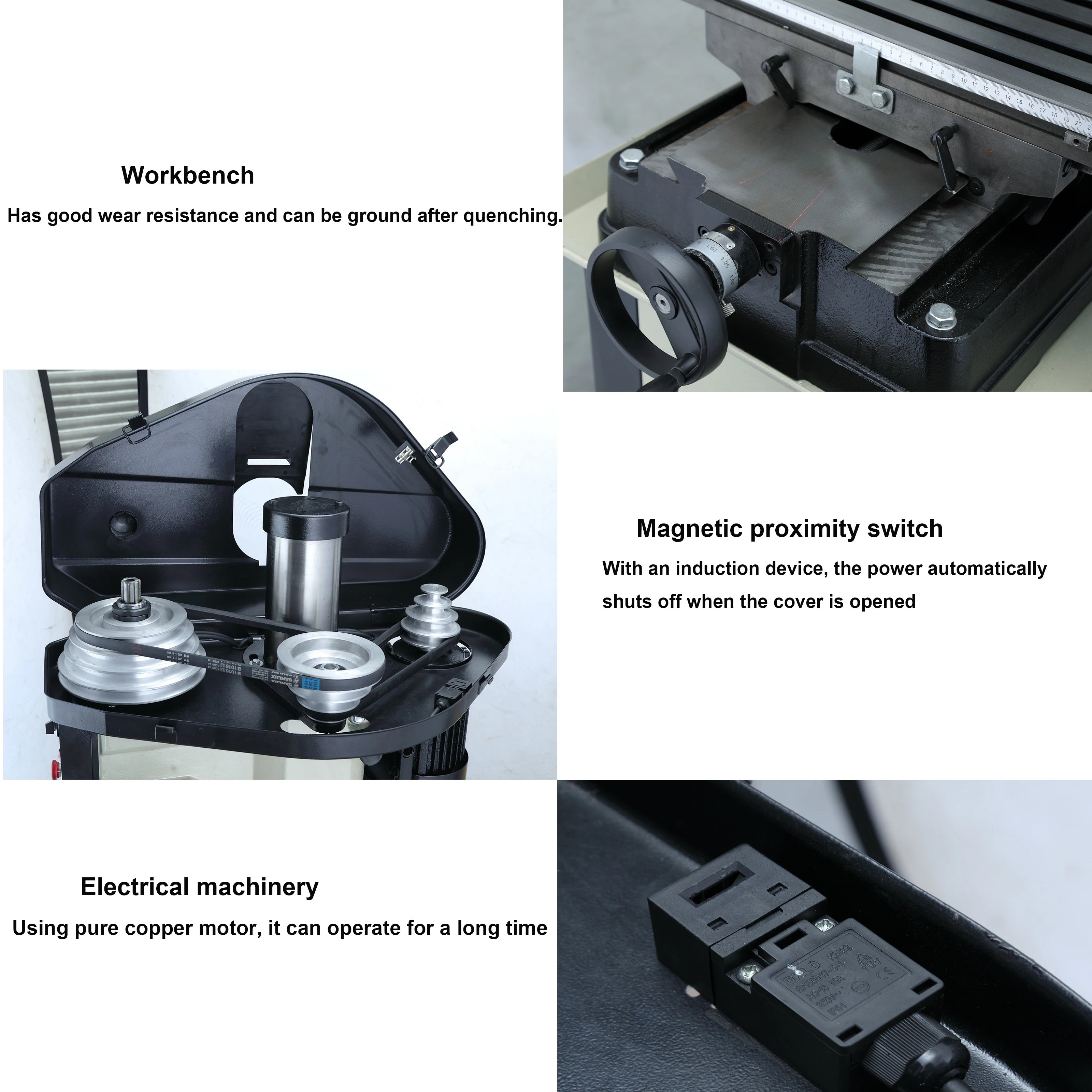 High-accuracy Spindle Taper Manual  Universal Accurate Position Grinding Vertical Mini Metal Drilling Milling Machines