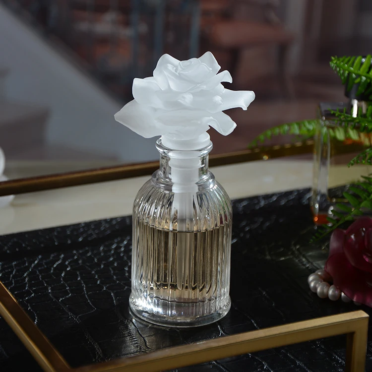 Wedding Party Decorations Crystal Flower Perfume Bottles for Giveaways