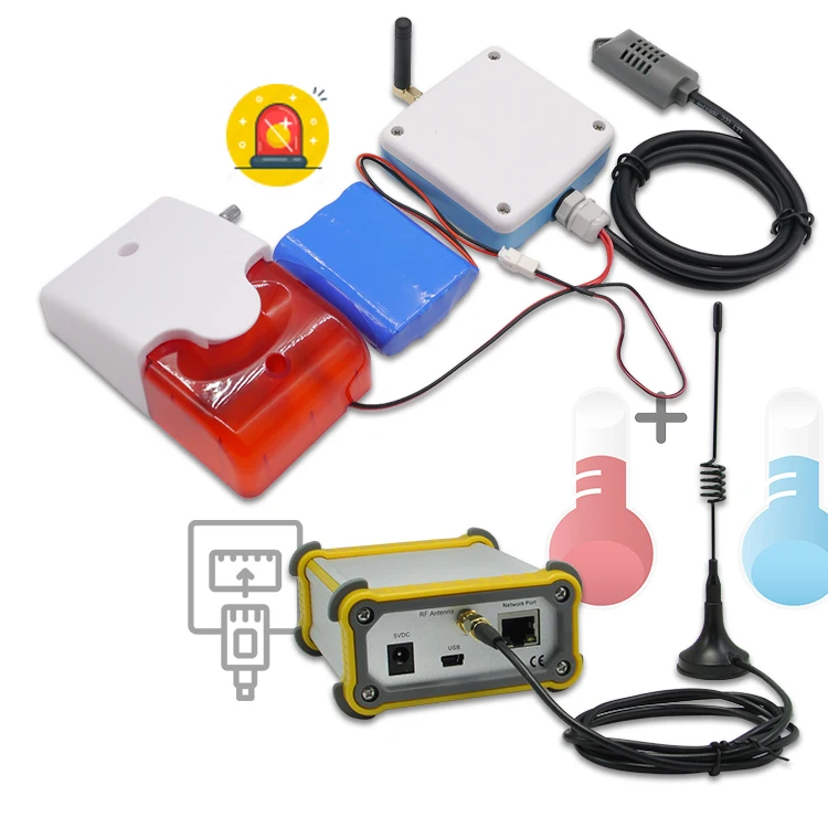 Rf Station Uploads Data To Central Over Relay Industrial