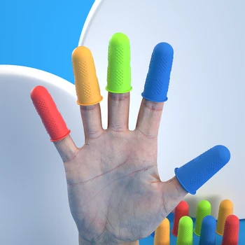 Waterproof Silicone Finger Sleeve Safety Protector Cover for Fingers Garden Gloves & Protective Gear