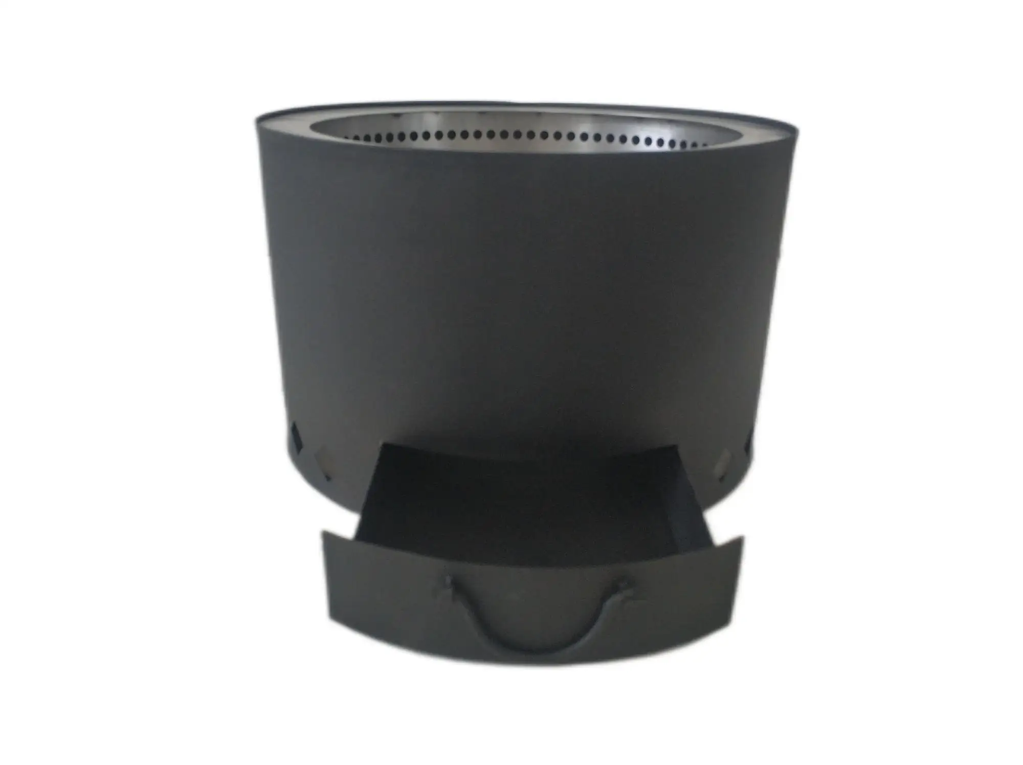 Log Storage Steel Smokeless Fire Pit With Bbq Grill Cooking Buy