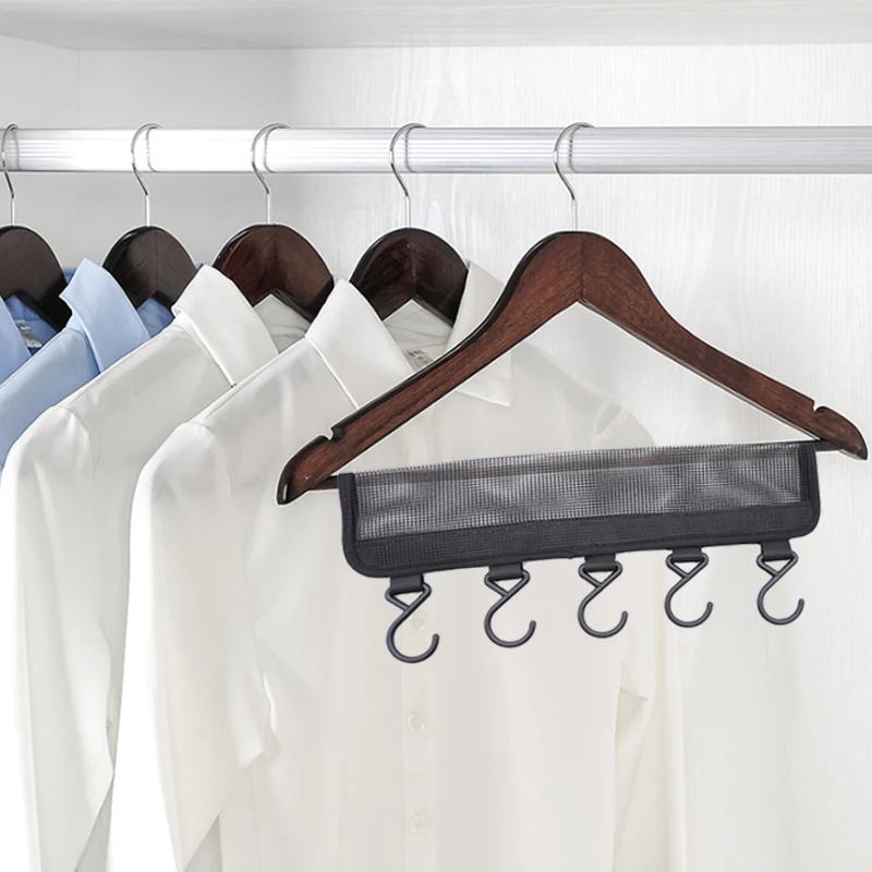 portable closet hanger connector extender wooden