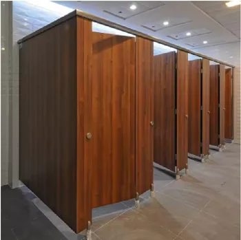 Laminate Toilet partition system 12MM 18MM HPL Toilet Partition Board Shower Panel Toilet Cubicles