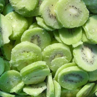 Nagykereskedelmi tétel 10 kg-os IQF gyümölcsök fagyasztott friss kivi kockázva ár