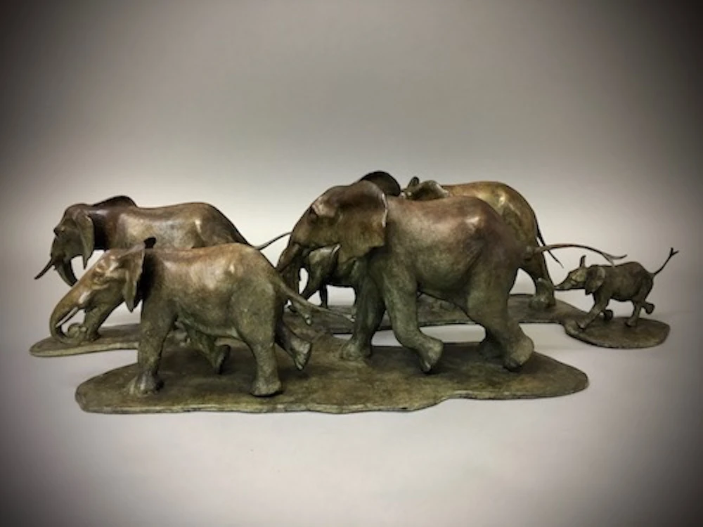 低価在庫 ブロンズ彫刻 - Buy The African Elephant,Bronze Female