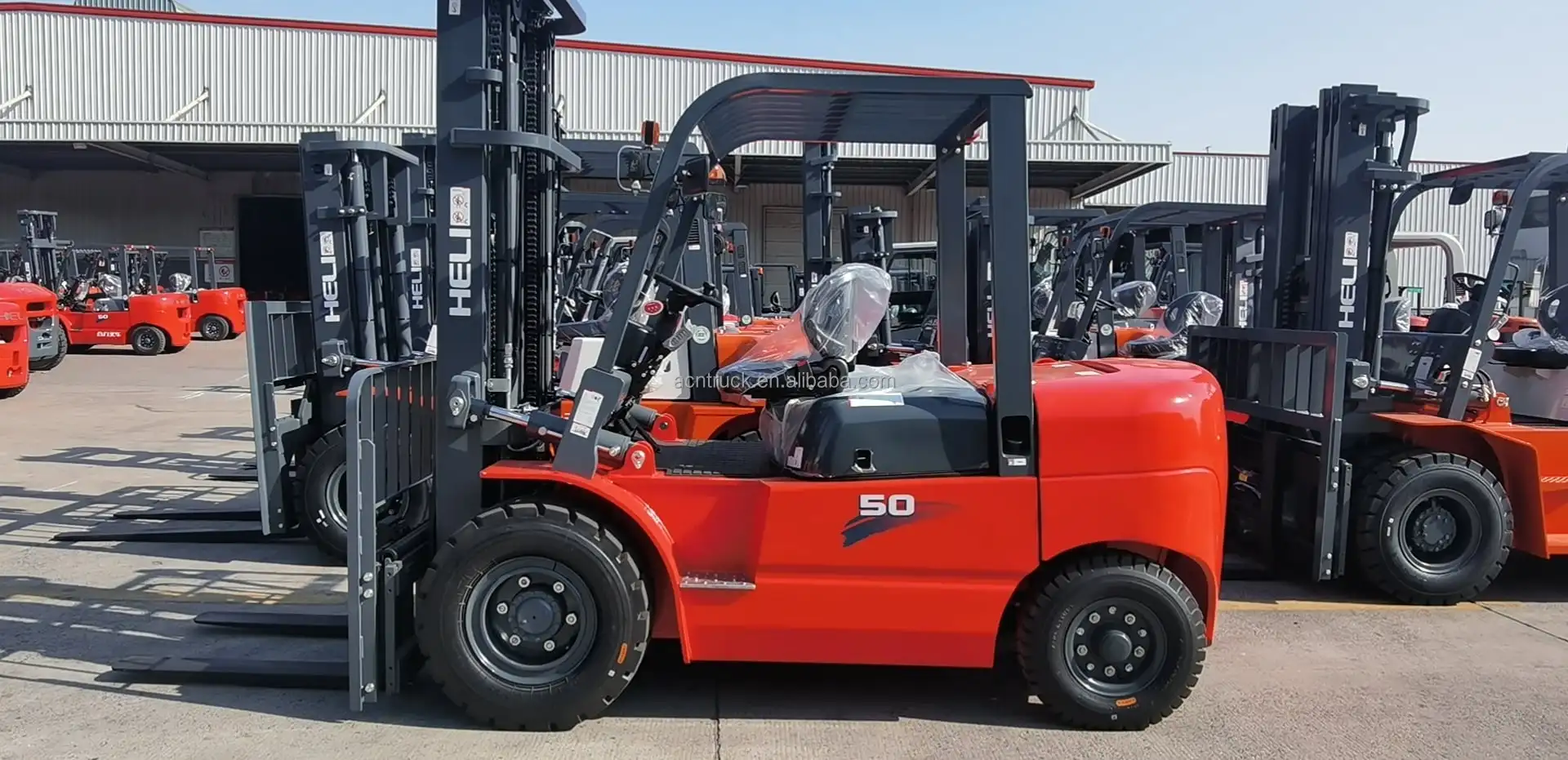 HELI diesel Forklift CPCD50 Logistic Machinery With Spare Parts