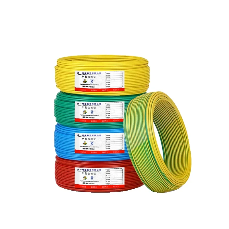 High quality household cable building electric wire H05G-U/R/K,H07G-U/R/K 1mm 1.5mm 2.5mm 4mm 6mm 450/750v PVC wire