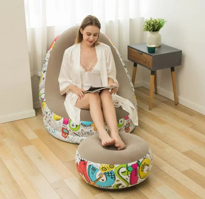 High Quality Home Inflatable Lazy Sofa Tatami Bedroom Living Room Sofa Lounge Chair