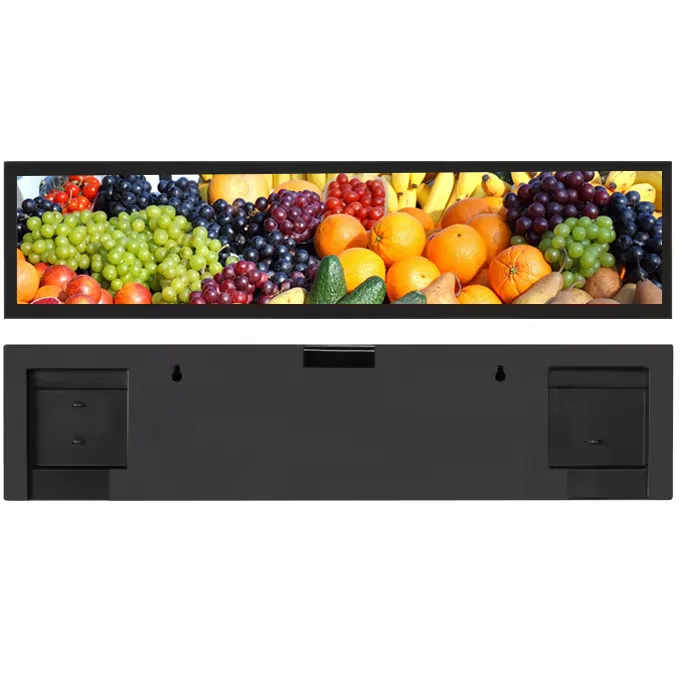 AUO 37 inch uitgerekt staaf LCD-scherm P370IVN02.2 met 1920(RGB)*540, 700 Nits, 50K uur, Portretmodus, Digitale Affiches en Weergave