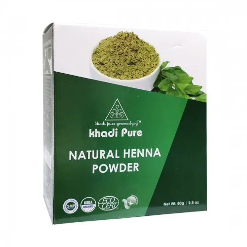 Khadi Pure Herbal Natural Henna Powder - 80g - Herbal Black Mehndi - Herbal  Mehndi For Grey Hair - Henna For Grey Hair - Buy Original Henna Powder,Herbal  Henna For Black Hair,Herbal