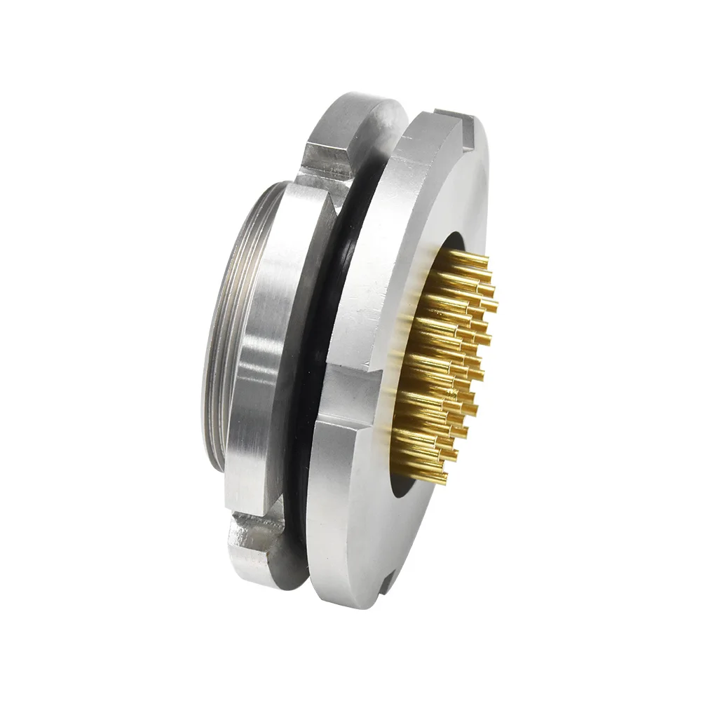 Customized Glass Sintered BM Hermetic Connector Gas-proof Connector 37 Pin High Voltage Kovar Contacts Plug