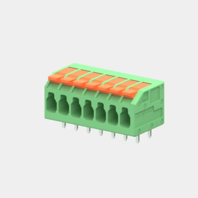 7-полюсные клеммные блоки и разъемы для проводки 0,5-1, 5 мм2 без инструмента рычаг