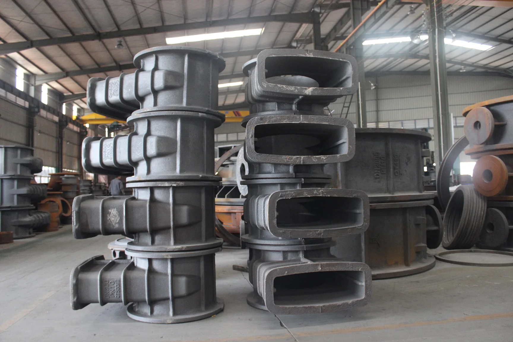 ductile iron grooved pipe fittings clamp connector factory