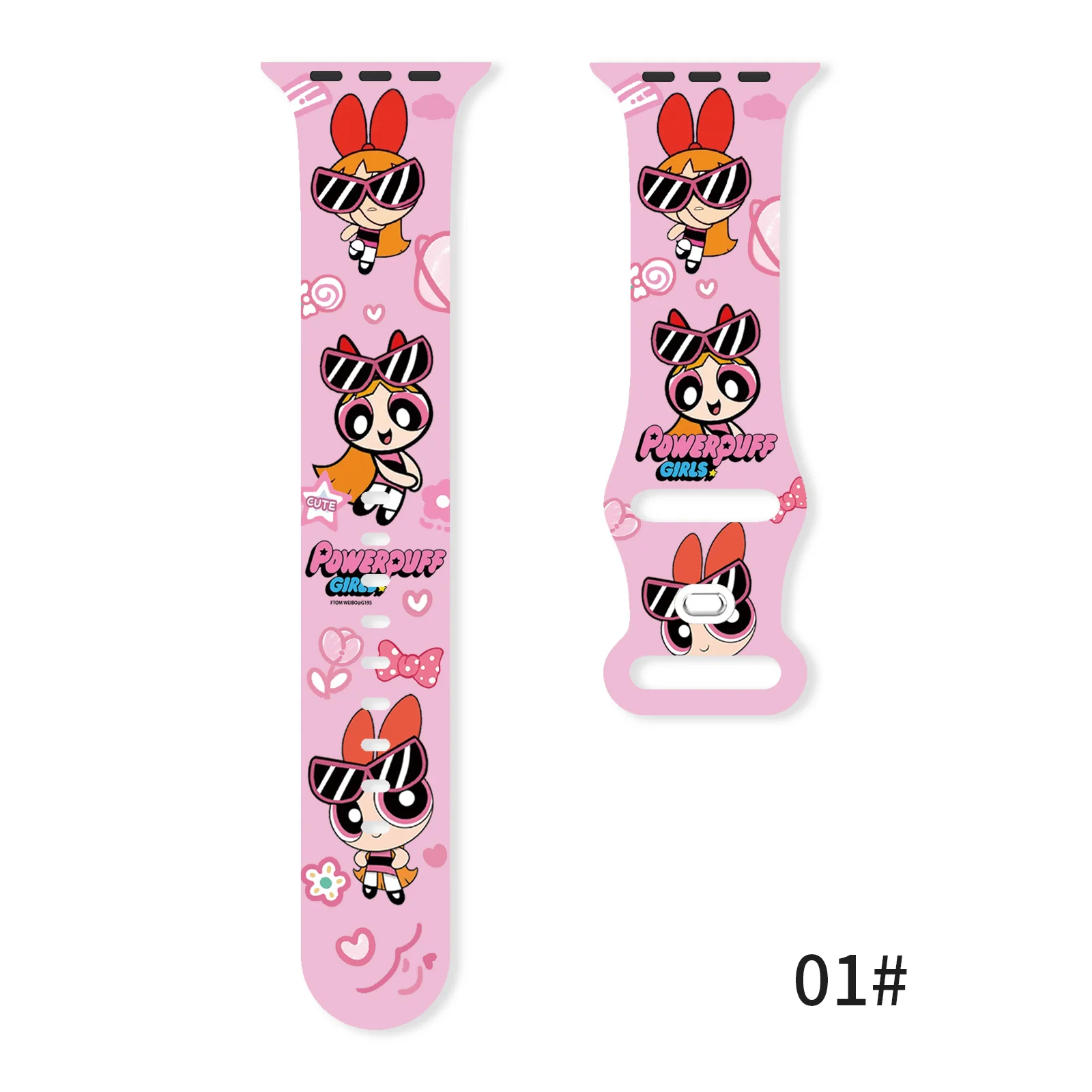 Customize Printing Cartoon Silicone Watchband for Apple Watchbands Watch 45MM 49MM Band Strap