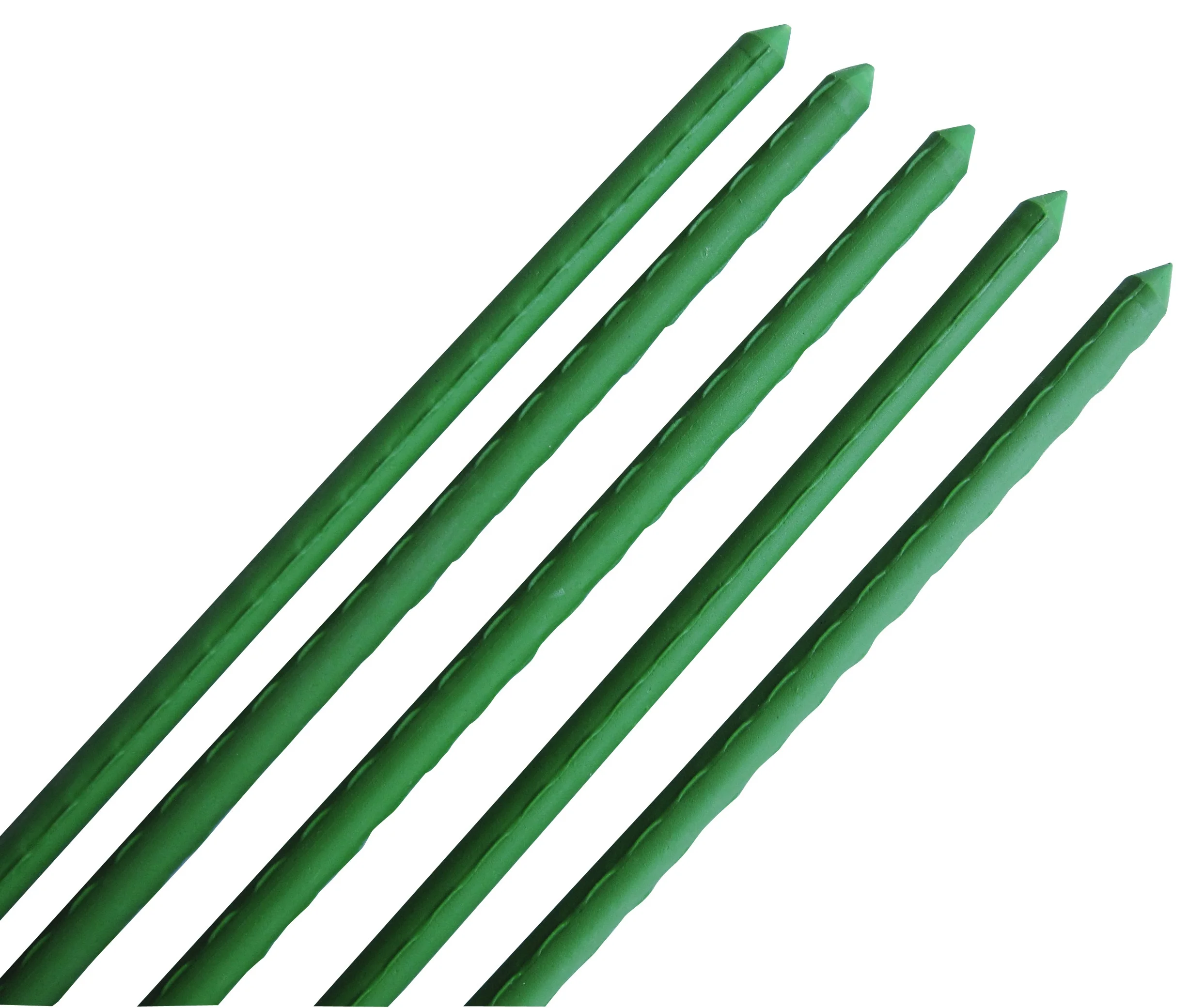 Customized Size Plant Support Stakes Pe Coated Metal Garden Stake For