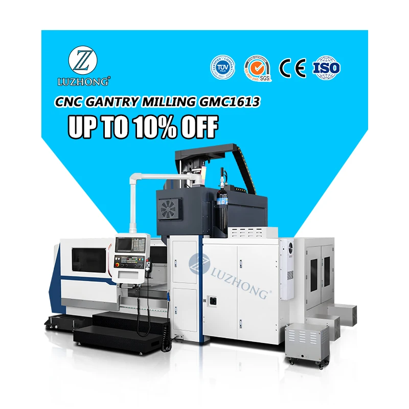 Large CNC Gantry Machining Center GMC1312 Fanuc GSK Siemens Control Systems New Condition BT40 Spindle Milling Machine Sale