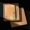 Brown 2pcs Notebook+pen