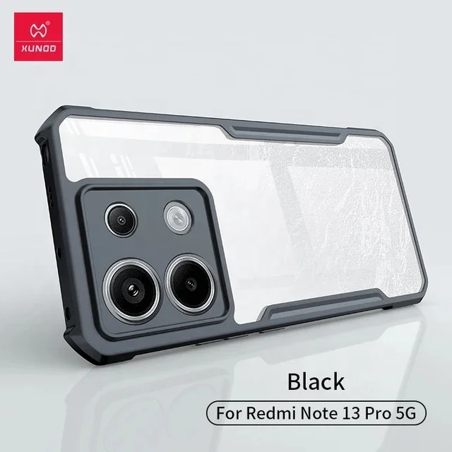 Xundd for Redmi Note 13 14 4G Case for Redmi Note 13 14 Pro Plus Shockproof Case Protective Transparent Cover for POCO X6 X7 Pro