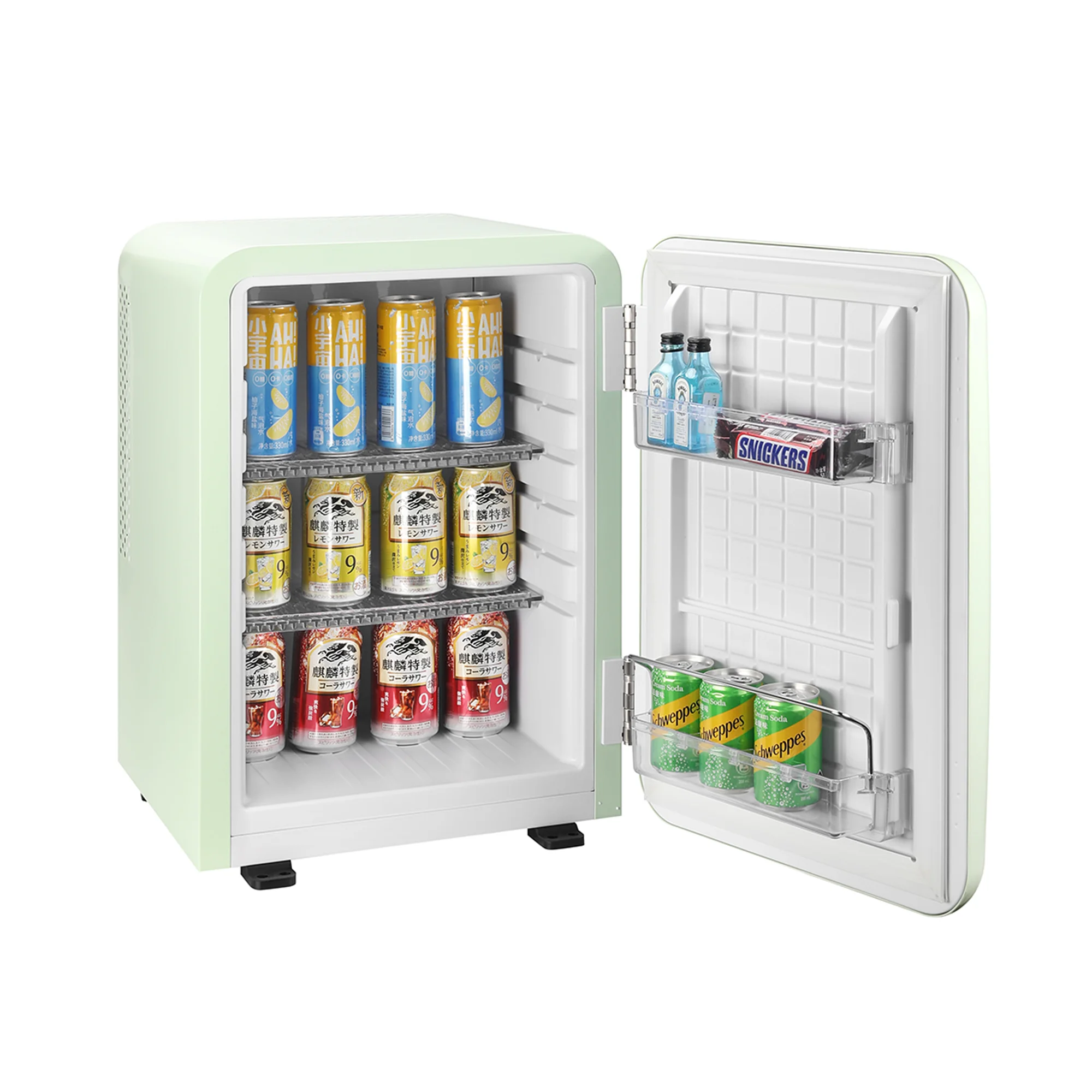 Custom Printed Micro Fridge Mini Chiller Refrigerator a Small Refrigerator Energy Saving