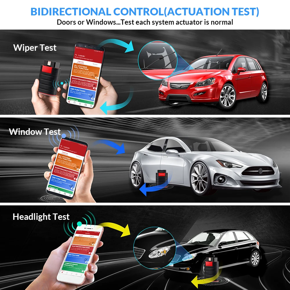 Thinkdiag Full System + 15 Reset software 1 Year free update Auto OBD2 Scanner OBDII code reader PK AP200 easydiag