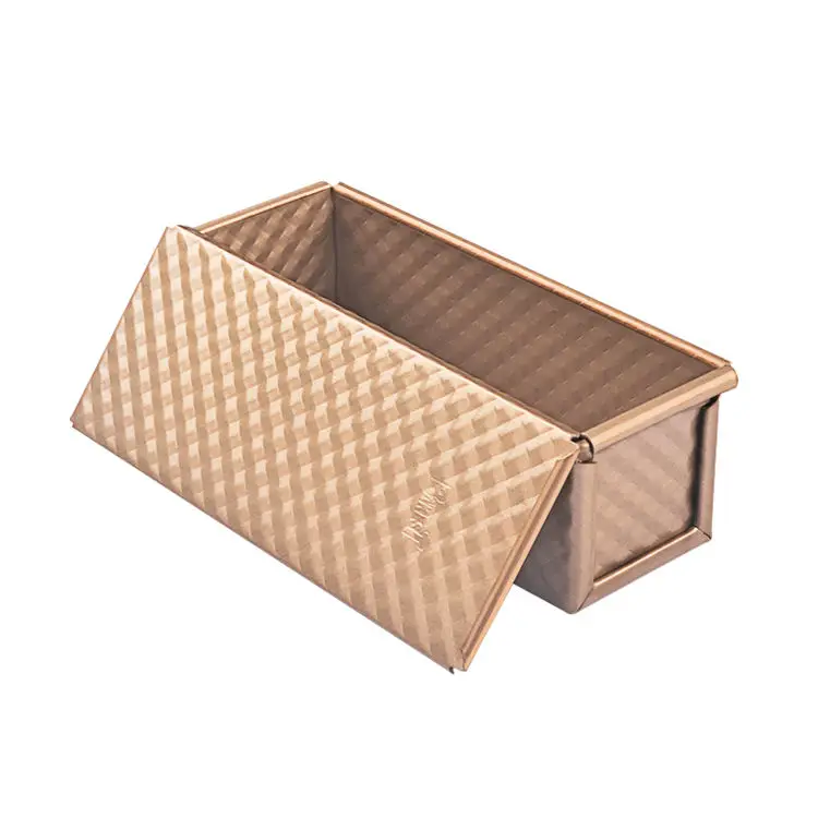 High Quality Thickened Carbon Steel Toast Mold No-Stick Bread Mold With Lid Household Baking Oven Baking Tray