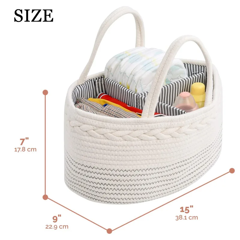 Wholesale Custom Small Wicker Rattan Weave Baby Containers Cotton Weaving Vietnam Gift Picnic Organizers Storage Basket