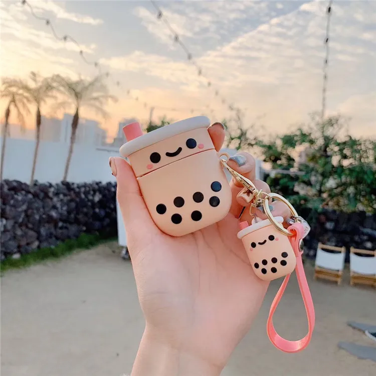 Boba Tea Cup Keychain Pouch