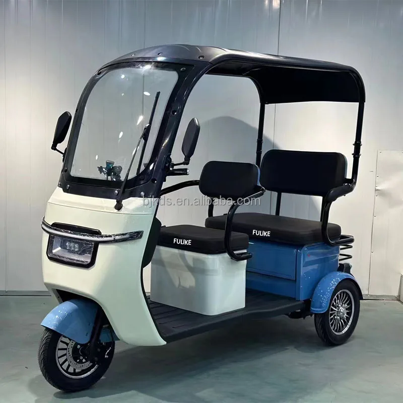 Fulike New Adult Electric Bike 3 Wheels Tricycles Electric Tricycle With Roof Turkey For