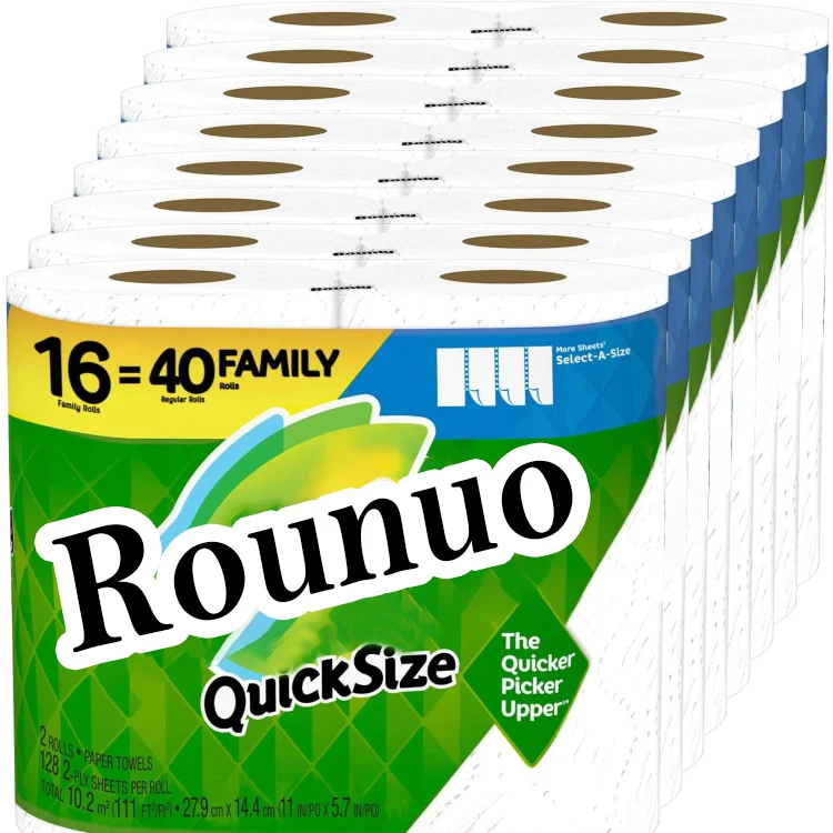 24Gsm Kitchen Paper Towel From Baoding 2ply Kitchen Paper Towel in the Box, Kitchen Paper Towel Made of Bamboo