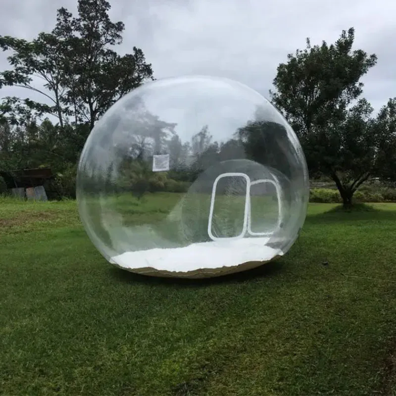 Fun House Giant Clear Inflatable Bubble Tent - Crystal Igloo Dome