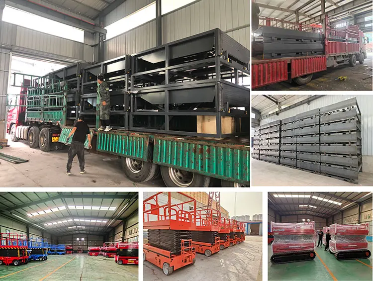 Warehouse Unloading Platforms Fixed Dock Leveler Hydraulic Swing Lip ...