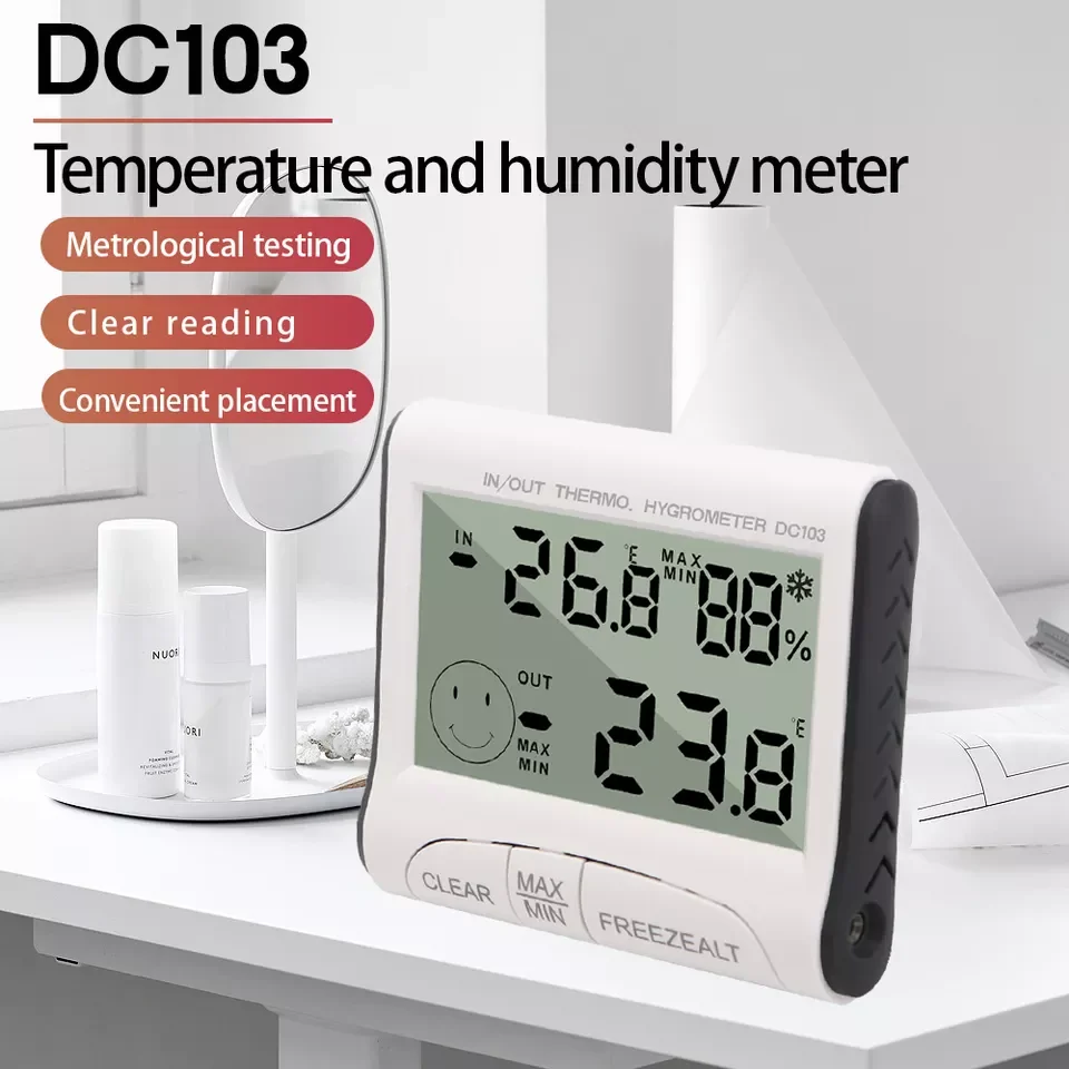 Digital Weather Station Thermometer Hygrometer Dc103 Temperature