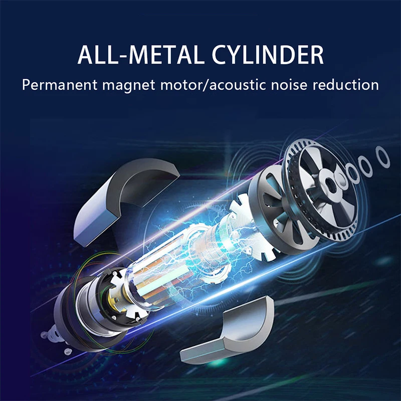 New 2024 Mini Wireless Electric Portable Rechargeable Car Air Compressor Pump ABS Digital Tire Inflator Bike Type-c Universal - view 6