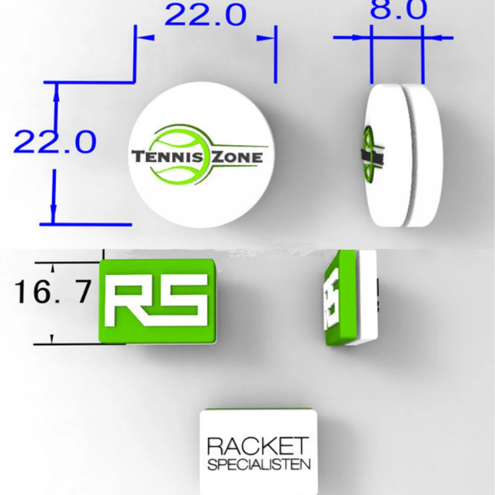 Customized Shape Logo High Quality Soft Tennis Racquet Vibration