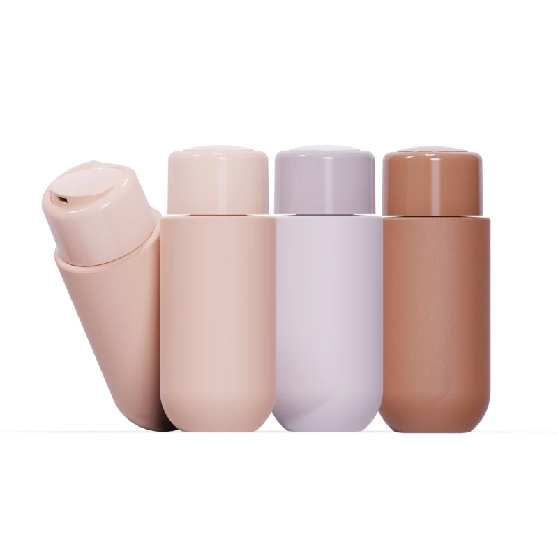 New LDPE 100ml 200ml 300ml Soft Touch Matte Skincare Lotion Bottle Body Whas Hair Shampoo Bottle with Disc Top Cap