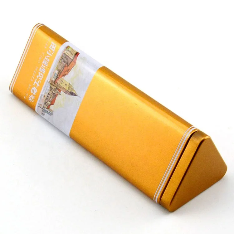 Irregular Triangle Tin Can Beautifully Packaging Tea Tin Box Advanced Gift Packaging Triangle Tin Can for Food