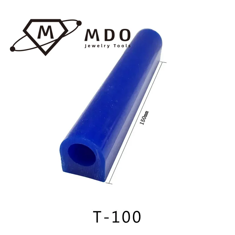 BLUE CARVING WAX 36mm X 28mm FLAT TOP RING TUBE JEWELLERY LOST