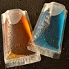 clear Juice Bags Plastic Straw Drink Pouch