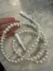White pearl+bow