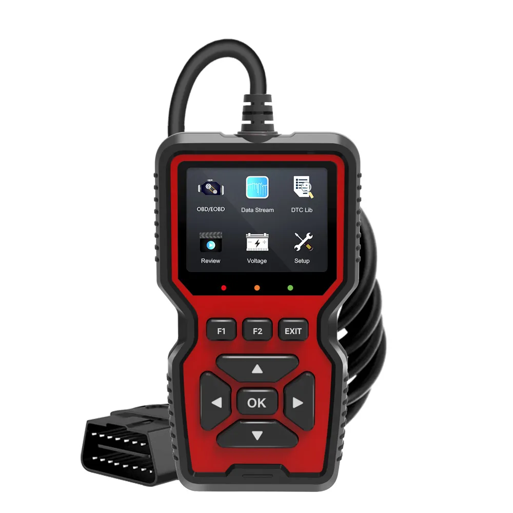 Lonauto New Design OBDII V519 Cool Handheld Car Diagnostic Tool Smart Fault Code Reader Universal Support 9 Protocol