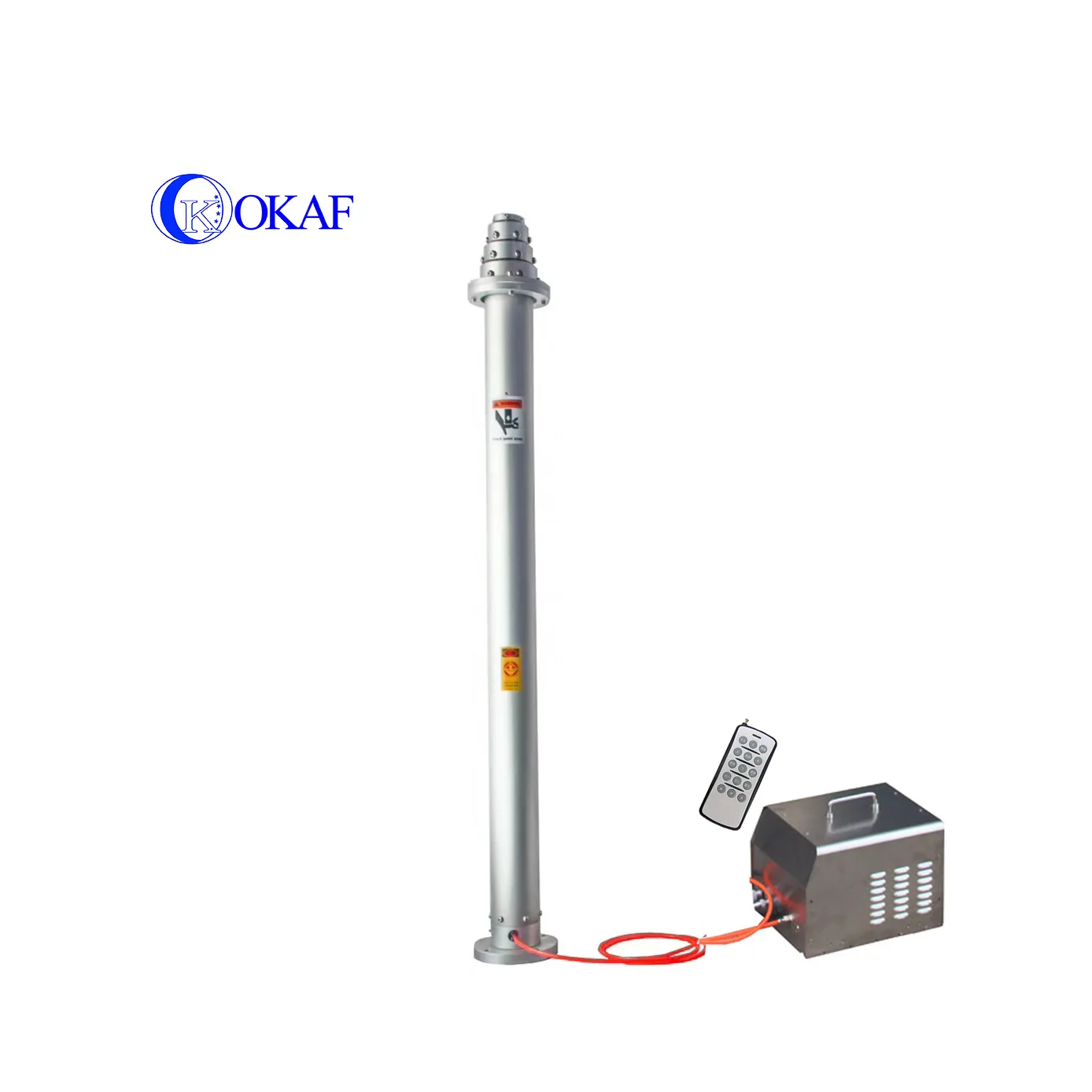 3m 4m 5m 6m 7m 8m 9m 10m 12m Telescopic Mast 50kg Head Load Camera Antenna  Pole