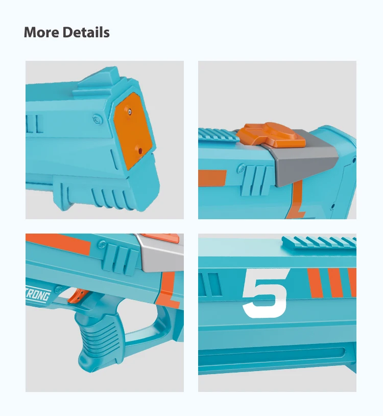 Water Battle Electric Water Gun Automatic Water Squirt Guns Long Range