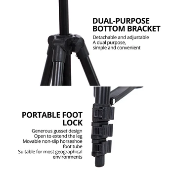 Phone Tripod Portable CellPhone Holder for iPhone 13 Xiaomi Lightweight Camera Tripod Stand for Gopro DSLR with Remote Control detail image