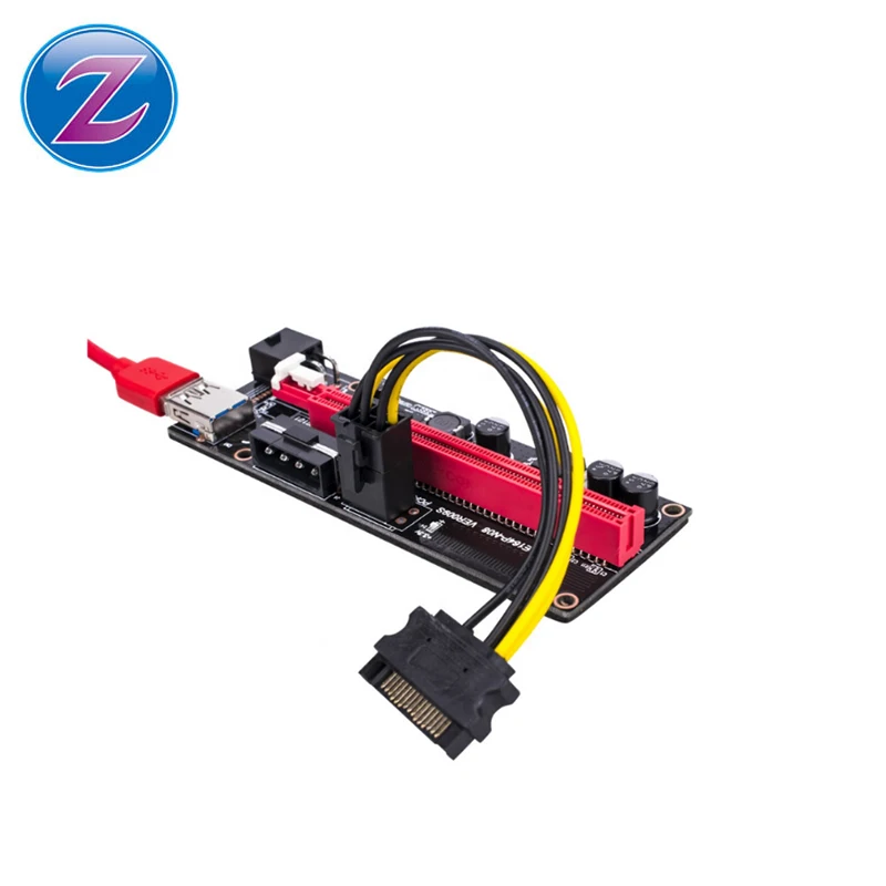Заводская Прямая поставка VER 009S PCI-E Райзер 1X до 16X USB 3,0 удлинитель GPU для переходной карты