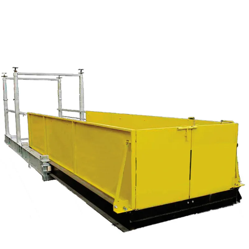 Tower Crane Used Materials Retractable Loading Platform Deck