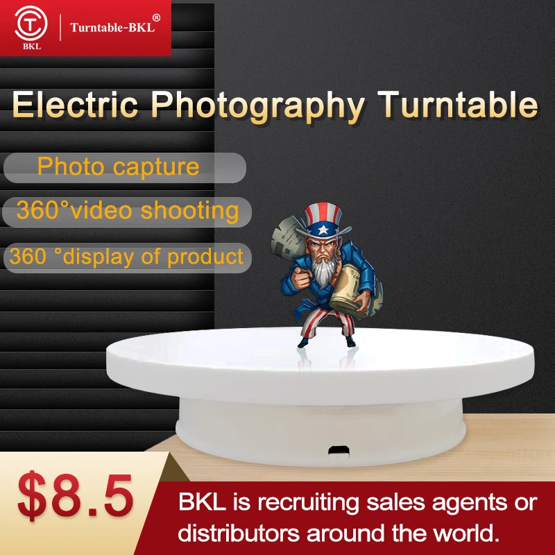 Bkl Electric Turntable with Outlet for Powered Product or Chirstmas Tree  360 Degree Display - China Turntable and Electric Turntable price
