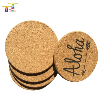 Custom Cork Coaster Set