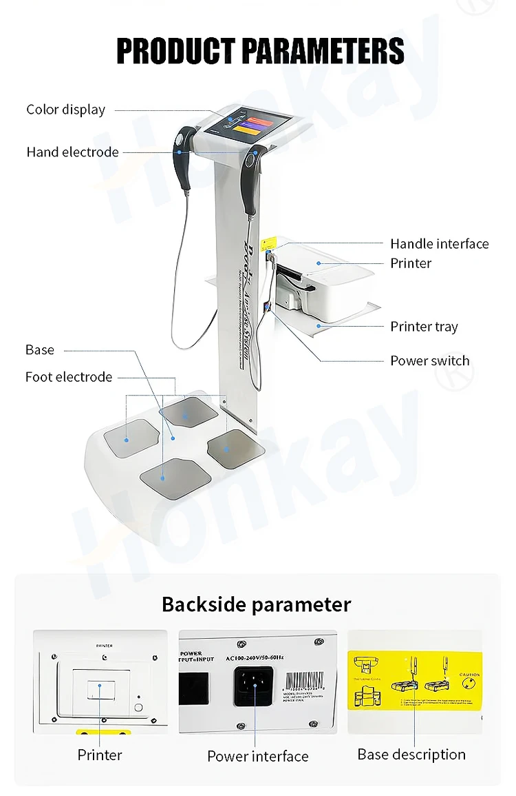 Body Composition Analysis Machine Health Measurement Body Element ...