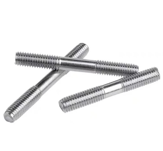 Double Ended Half Threaded Rod Double End Head Studs Bolt Carbon and Stainless Steel for Bolts